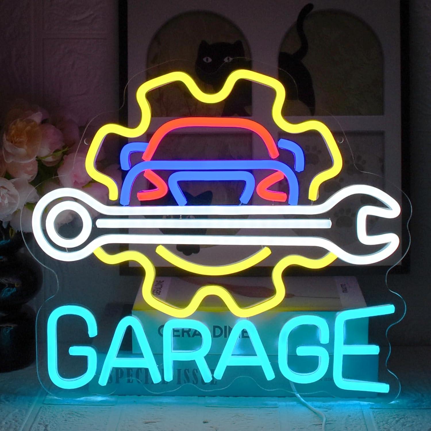 Neon Sign Party - Insegna al Neon per Garage, Alimentata
