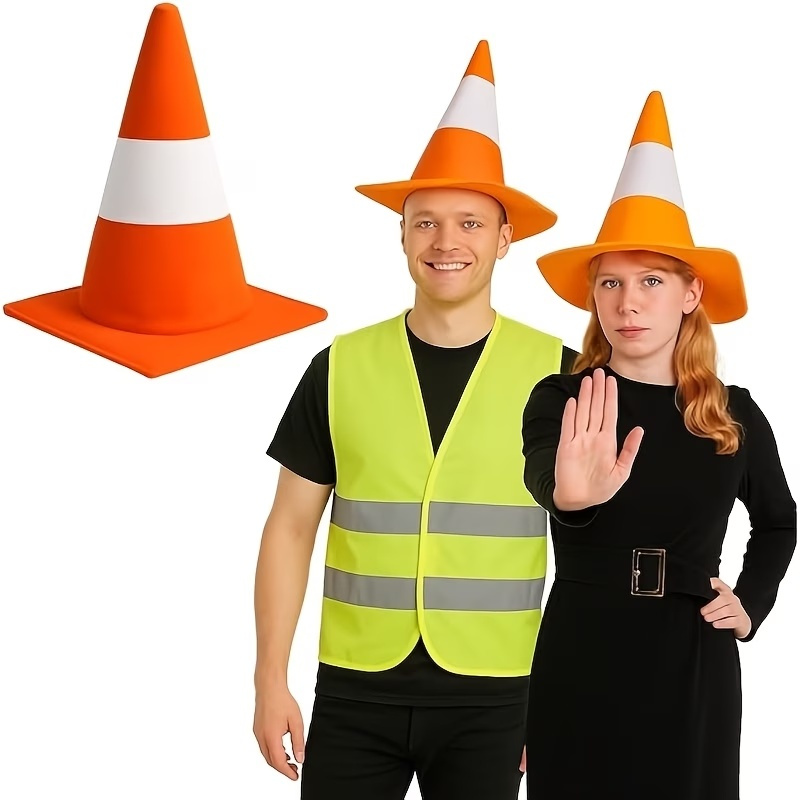 Party Hat Cone - Cappello a Forma di Cono Stradale