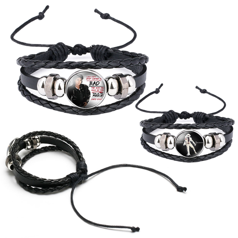 Event Supplies - Braccialetto con personaggi di Michael Jackson,