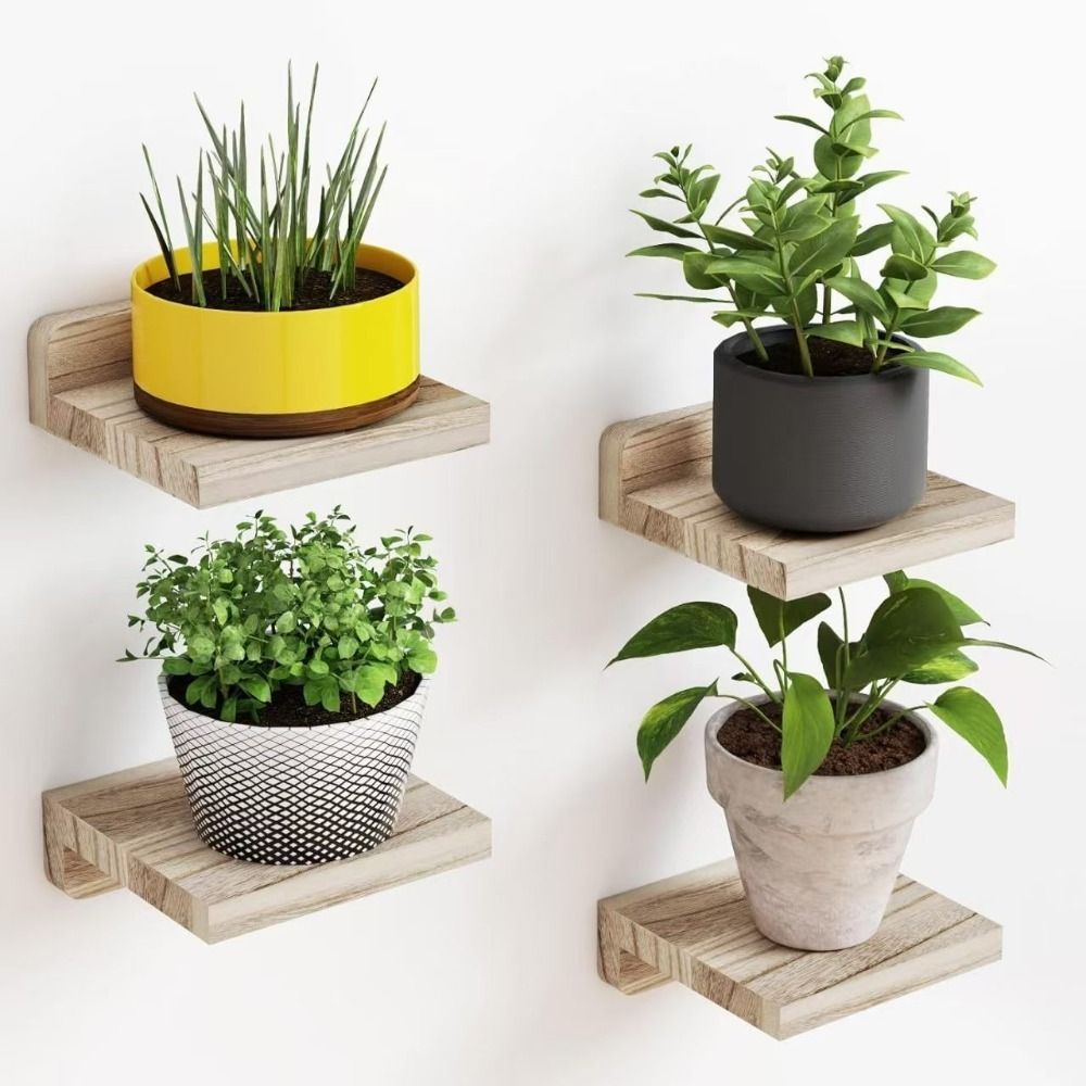 Set di 4 Mensole Galleggianti  - Flower Wall Panel recensione e prezzo