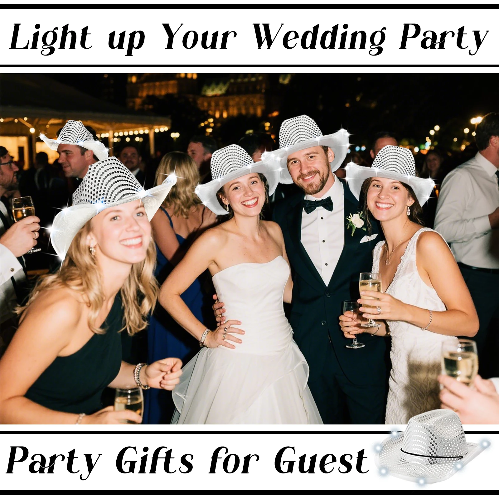 Cappelli da Cowboy LED 4/6/8/1 - Party Hat Cone recensione e prezzo