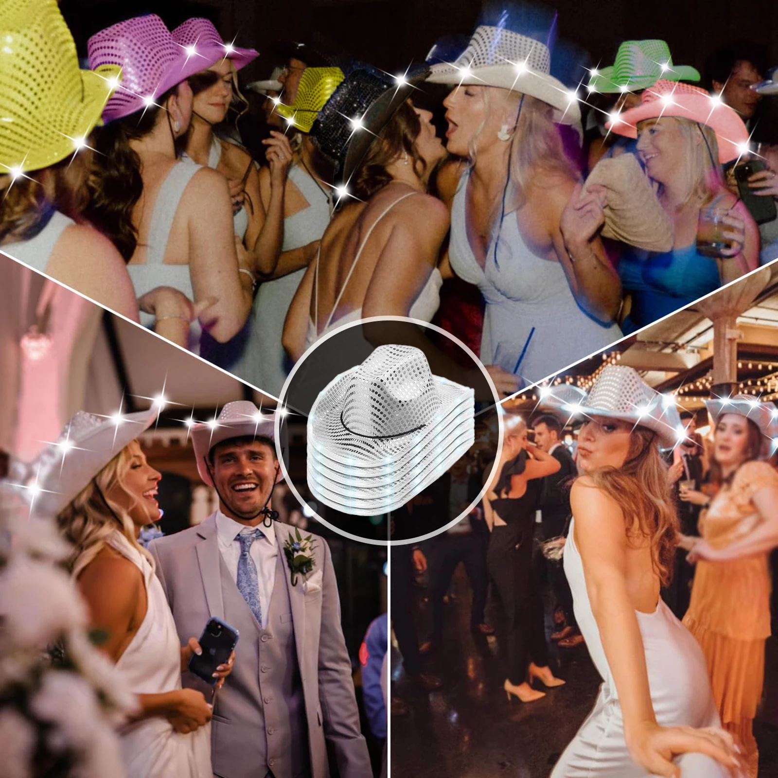 Cappelli da Cowboy LED 4/6/8/1 - Party Hat Cone recensione e prezzo