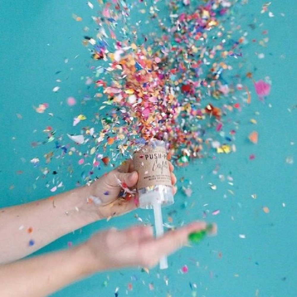 1 pz rotondo Push Up coriandol - Confetti Cannon Tube recensione e prezzo